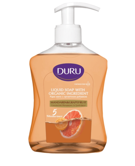 Рідке мило Duru Mandarin & Grapefruit Liquid Soap Соковитий мандарин та грейпфрут, 300 мл